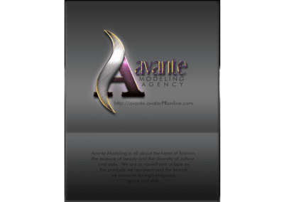 Avante Modeling Agency One Page Ad