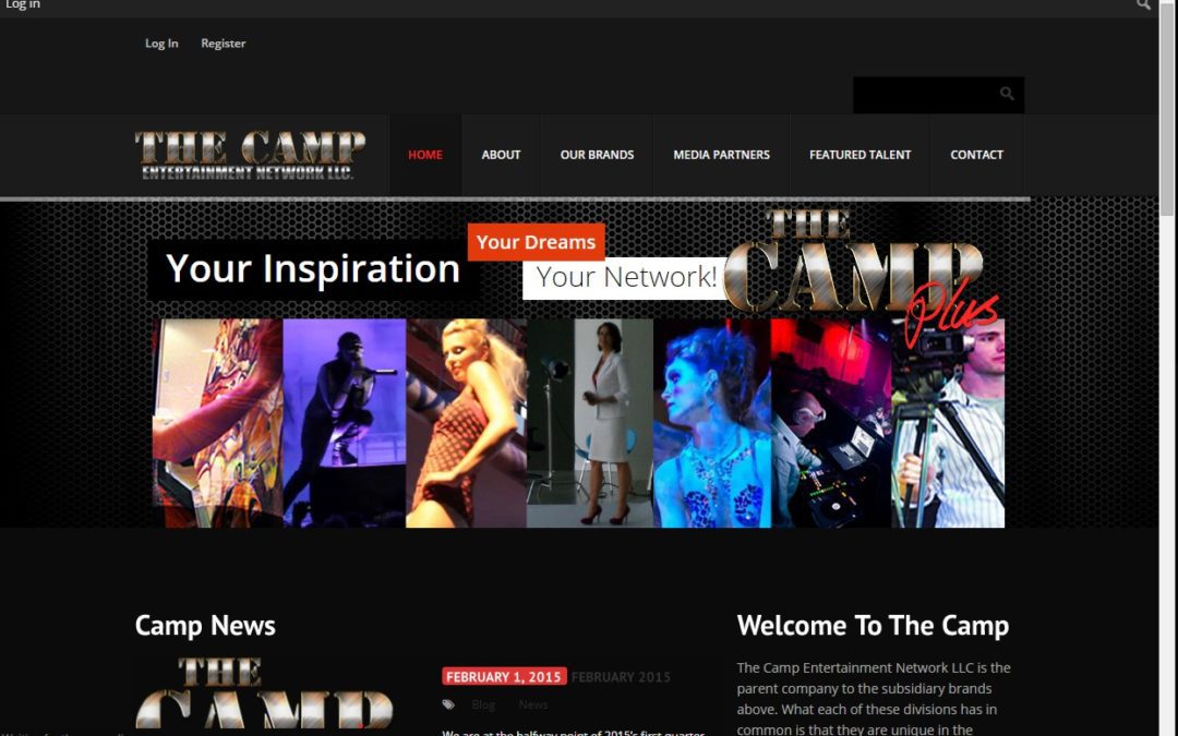 The Camp Entertainment Network Website