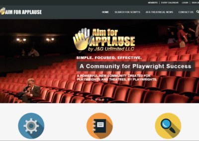 Aim for Applause Website