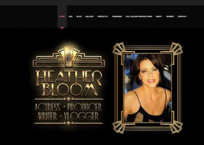 Actress Heather Bloom Website